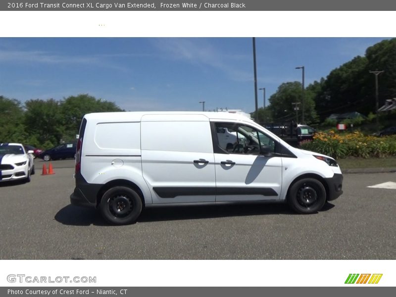 Frozen White / Charcoal Black 2016 Ford Transit Connect XL Cargo Van Extended