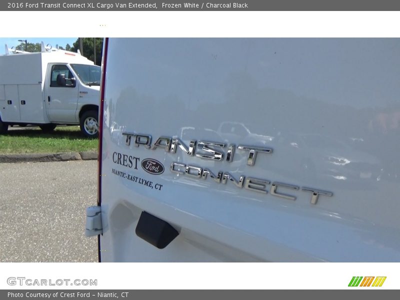 Frozen White / Charcoal Black 2016 Ford Transit Connect XL Cargo Van Extended