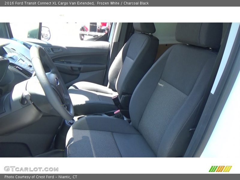 Frozen White / Charcoal Black 2016 Ford Transit Connect XL Cargo Van Extended