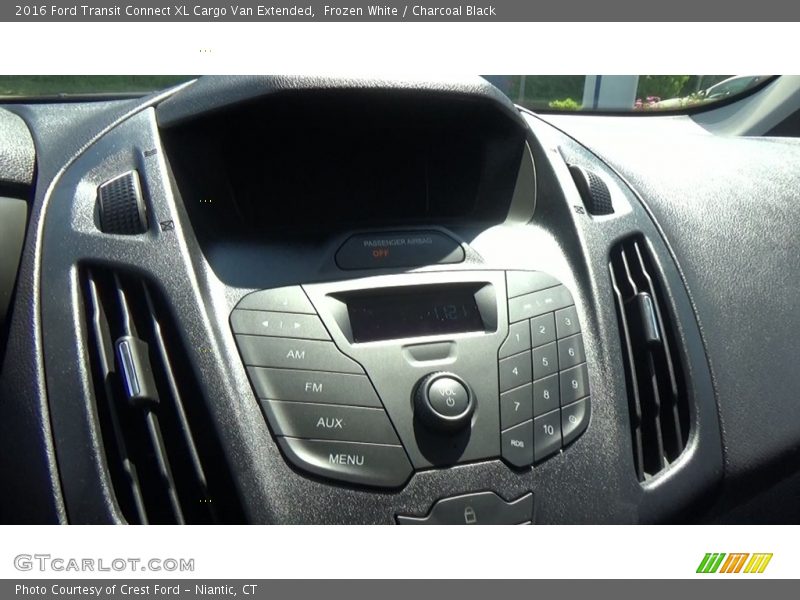 Frozen White / Charcoal Black 2016 Ford Transit Connect XL Cargo Van Extended