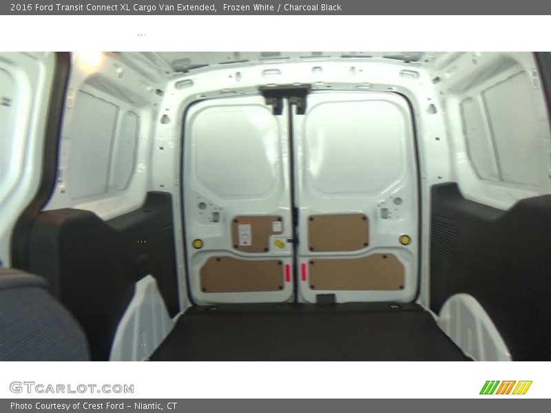 Frozen White / Charcoal Black 2016 Ford Transit Connect XL Cargo Van Extended