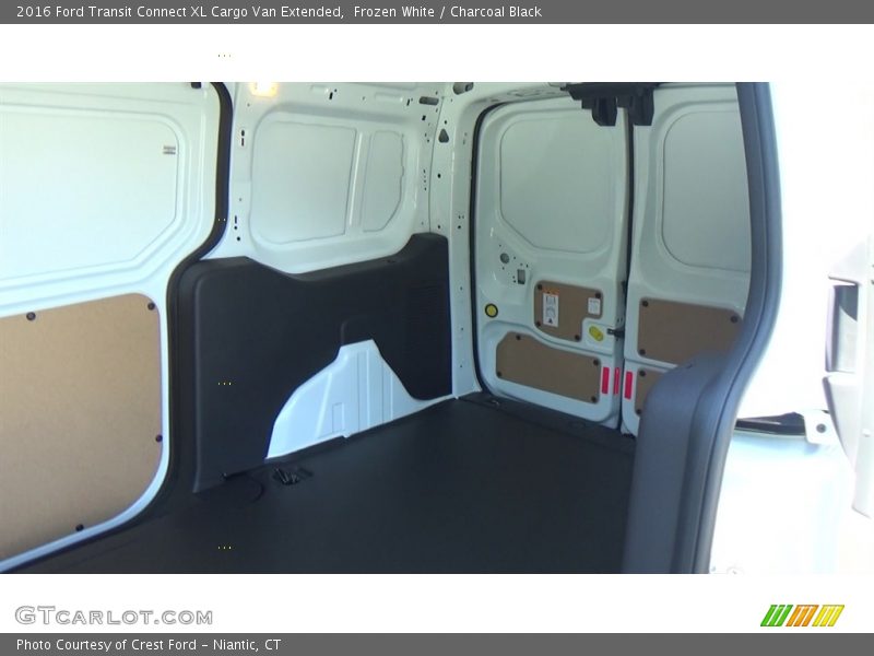 Frozen White / Charcoal Black 2016 Ford Transit Connect XL Cargo Van Extended