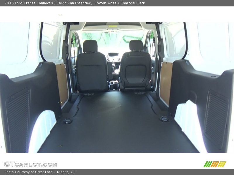 Frozen White / Charcoal Black 2016 Ford Transit Connect XL Cargo Van Extended