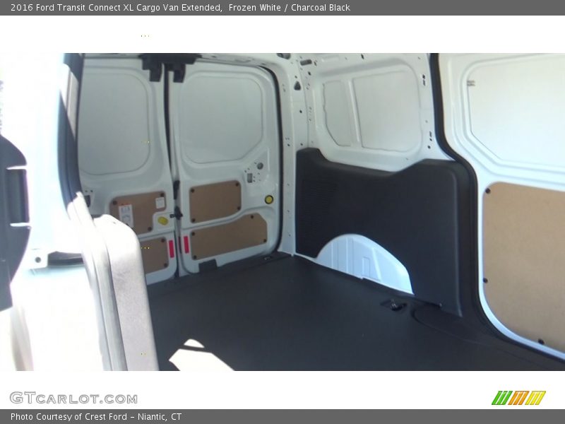 Frozen White / Charcoal Black 2016 Ford Transit Connect XL Cargo Van Extended
