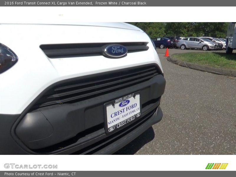 Frozen White / Charcoal Black 2016 Ford Transit Connect XL Cargo Van Extended