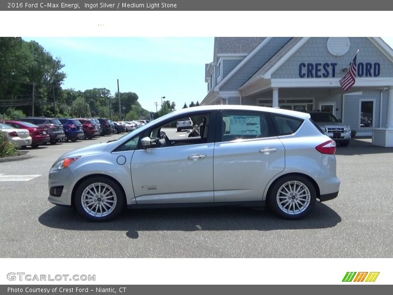 Ingot Silver / Medium Light Stone 2016 Ford C-Max Energi