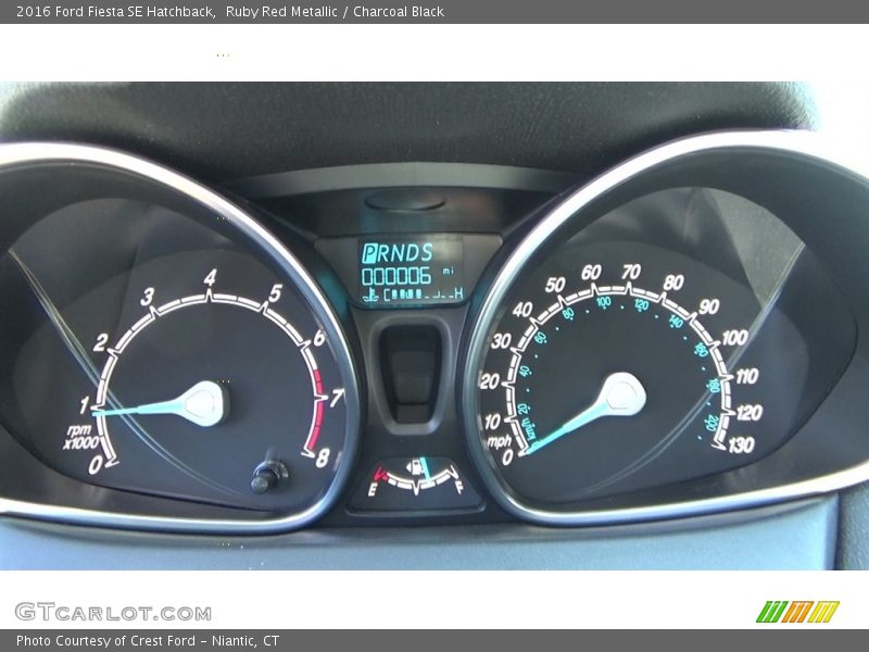 Ruby Red Metallic / Charcoal Black 2016 Ford Fiesta SE Hatchback