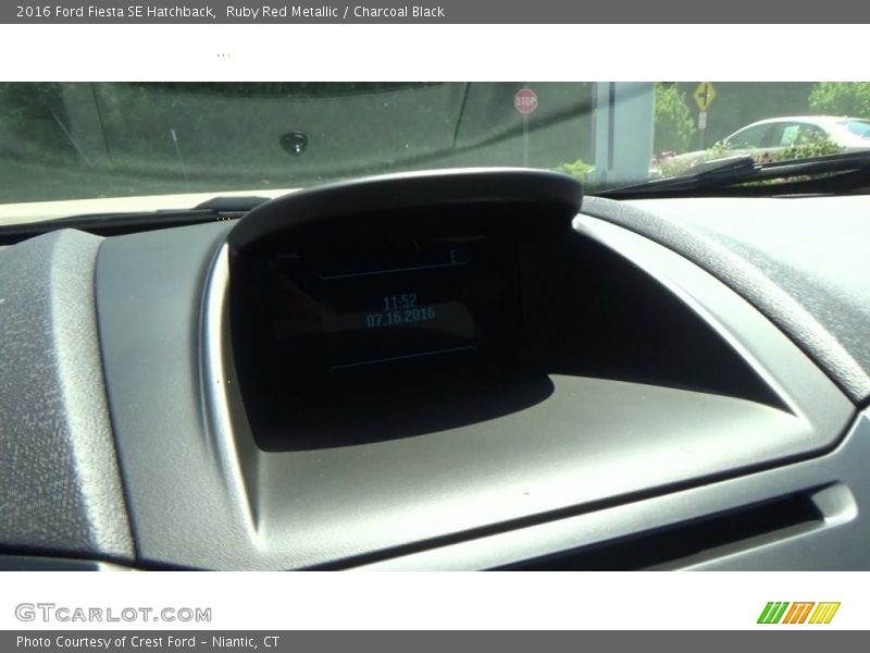 Ruby Red Metallic / Charcoal Black 2016 Ford Fiesta SE Hatchback