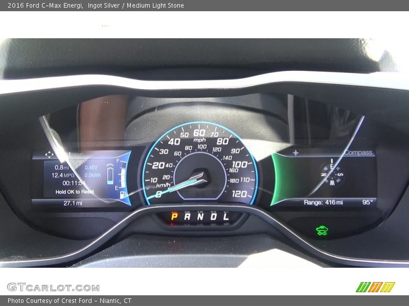 Ingot Silver / Medium Light Stone 2016 Ford C-Max Energi