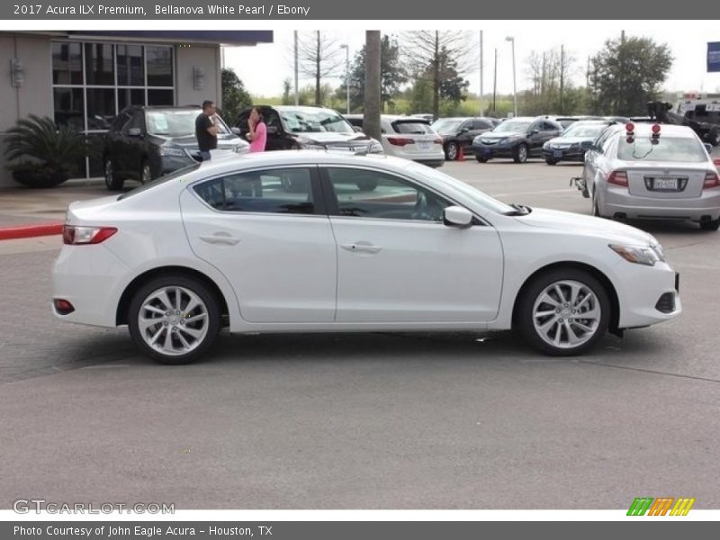 Bellanova White Pearl / Ebony 2017 Acura ILX Premium