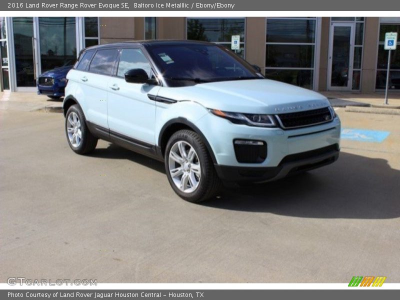 Baltoro Ice Metalllic / Ebony/Ebony 2016 Land Rover Range Rover Evoque SE