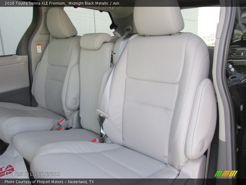 Midnight Black Metallic / Ash 2016 Toyota Sienna XLE Premium