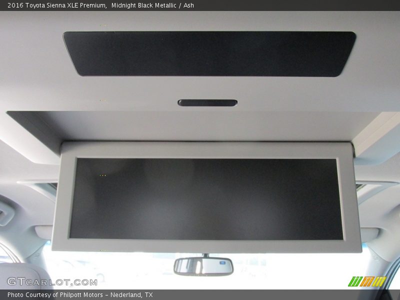 Midnight Black Metallic / Ash 2016 Toyota Sienna XLE Premium
