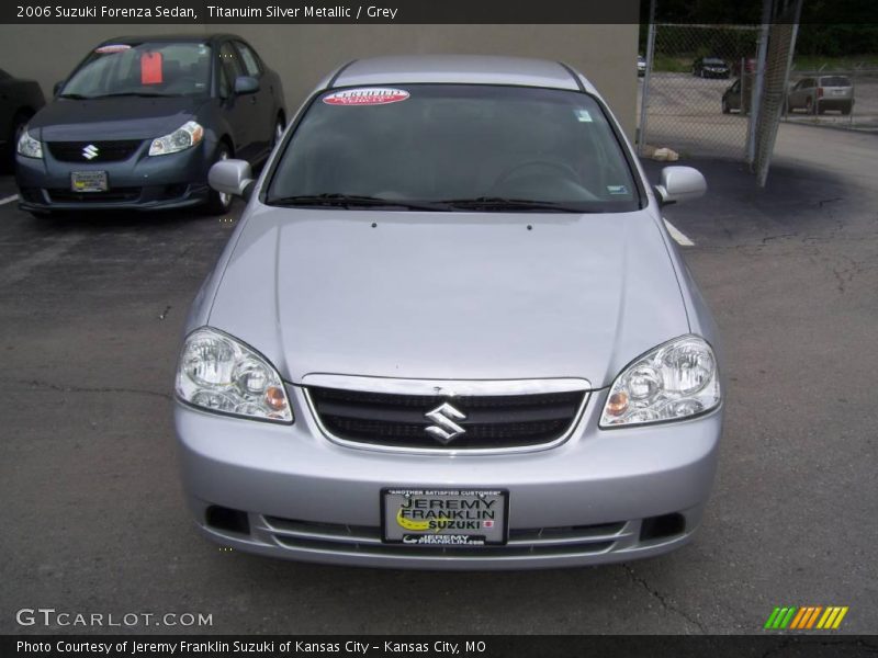Titanuim Silver Metallic / Grey 2006 Suzuki Forenza Sedan