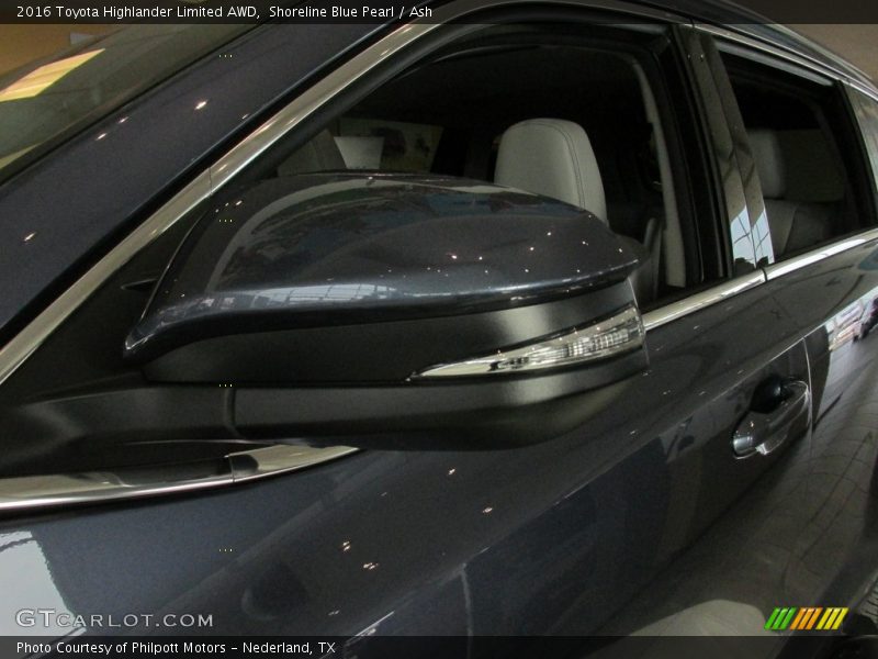 Shoreline Blue Pearl / Ash 2016 Toyota Highlander Limited AWD