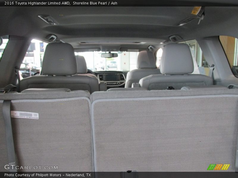 Shoreline Blue Pearl / Ash 2016 Toyota Highlander Limited AWD