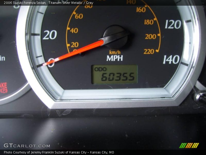 Titanuim Silver Metallic / Grey 2006 Suzuki Forenza Sedan