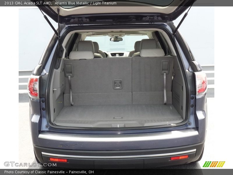 Atlantis Blue Metallic / Light Titanium 2013 GMC Acadia SLT AWD
