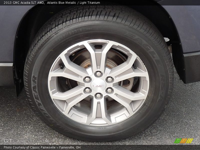 Atlantis Blue Metallic / Light Titanium 2013 GMC Acadia SLT AWD