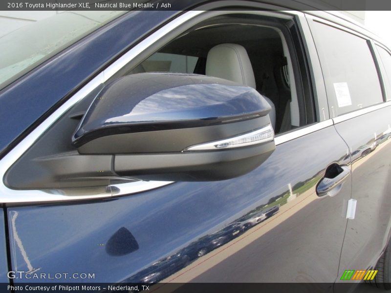 Nautical Blue Metallic / Ash 2016 Toyota Highlander XLE