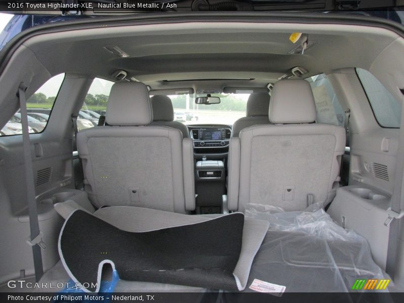 Nautical Blue Metallic / Ash 2016 Toyota Highlander XLE