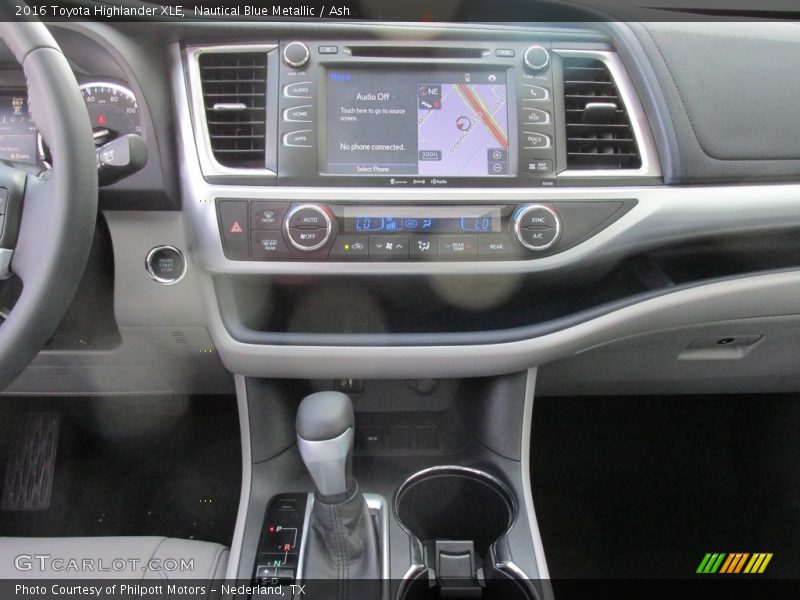 Nautical Blue Metallic / Ash 2016 Toyota Highlander XLE