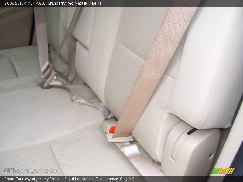 Cranberry Red Metallic / Beige 2008 Suzuki XL7 AWD
