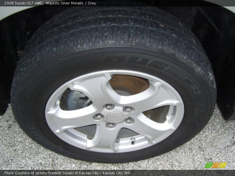 Majestic Silver Metallic / Grey 2008 Suzuki XL7 AWD