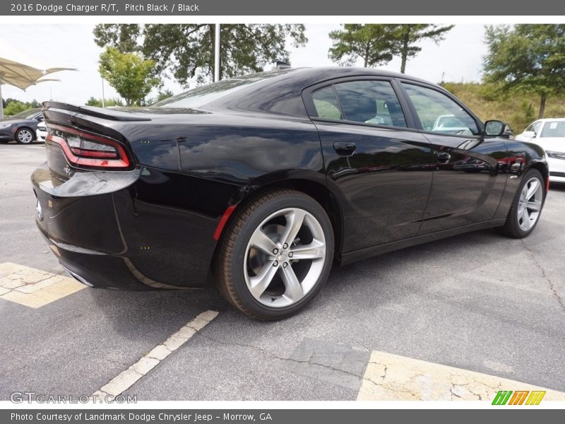 Pitch Black / Black 2016 Dodge Charger R/T