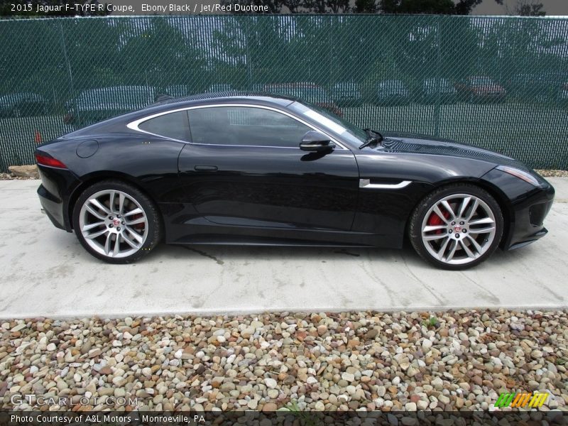 Ebony Black / Jet/Red Duotone 2015 Jaguar F-TYPE R Coupe