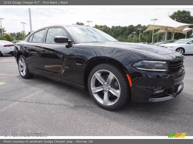 Pitch Black / Black 2016 Dodge Charger R/T
