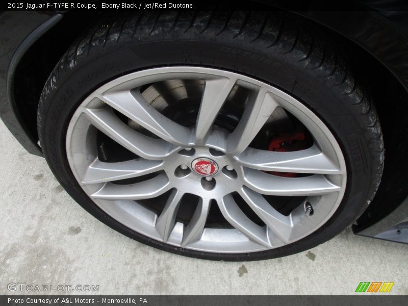 Ebony Black / Jet/Red Duotone 2015 Jaguar F-TYPE R Coupe