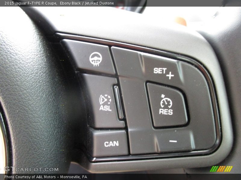Ebony Black / Jet/Red Duotone 2015 Jaguar F-TYPE R Coupe