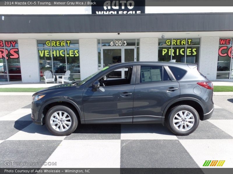 Meteor Gray Mica / Black 2014 Mazda CX-5 Touring