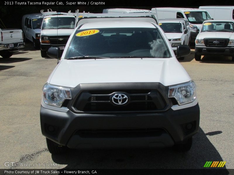 Super White / Graphite 2013 Toyota Tacoma Regular Cab