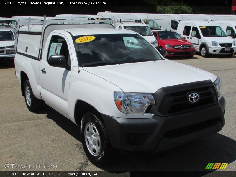 Super White / Graphite 2013 Toyota Tacoma Regular Cab