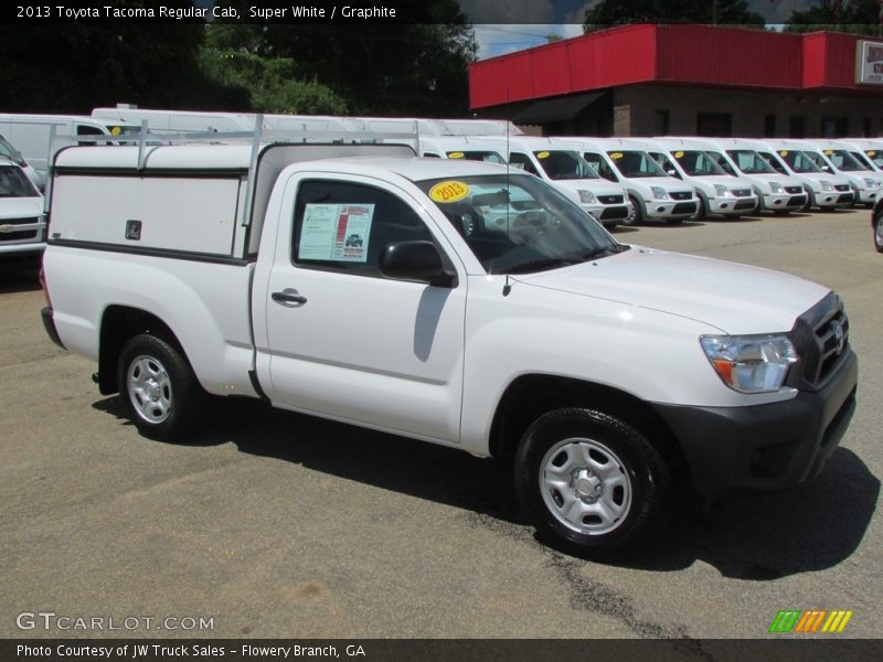 Super White / Graphite 2013 Toyota Tacoma Regular Cab