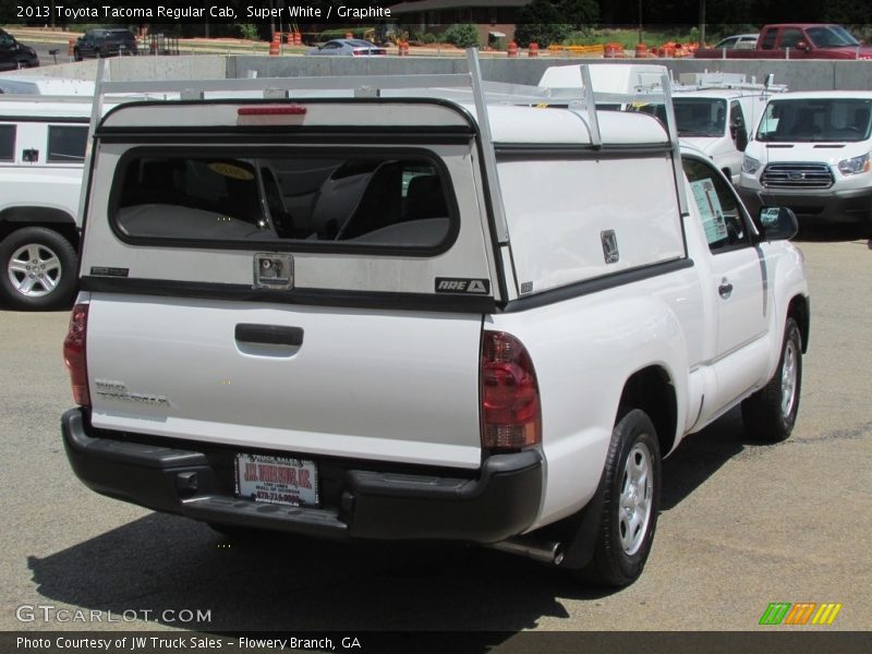 Super White / Graphite 2013 Toyota Tacoma Regular Cab