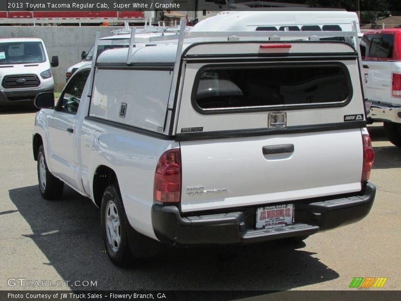 Super White / Graphite 2013 Toyota Tacoma Regular Cab