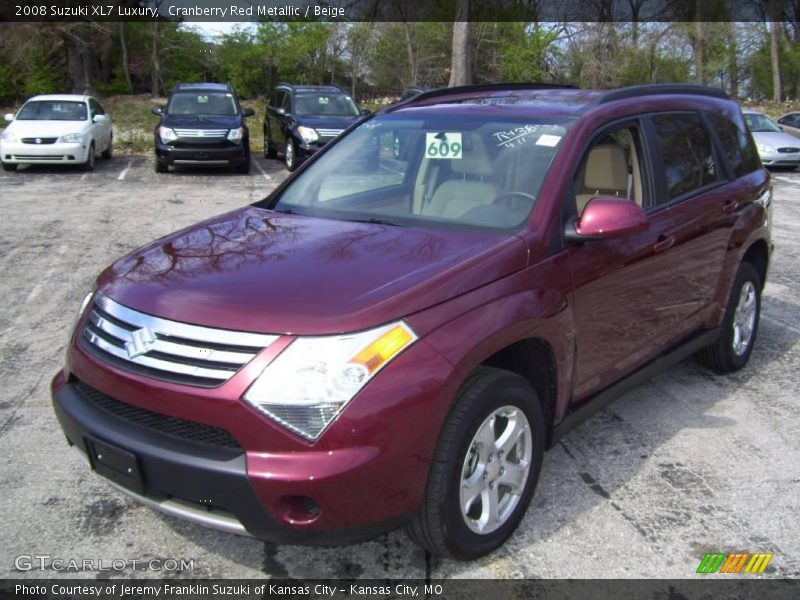 Cranberry Red Metallic / Beige 2008 Suzuki XL7 Luxury