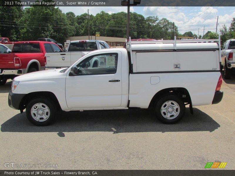 Super White / Graphite 2013 Toyota Tacoma Regular Cab