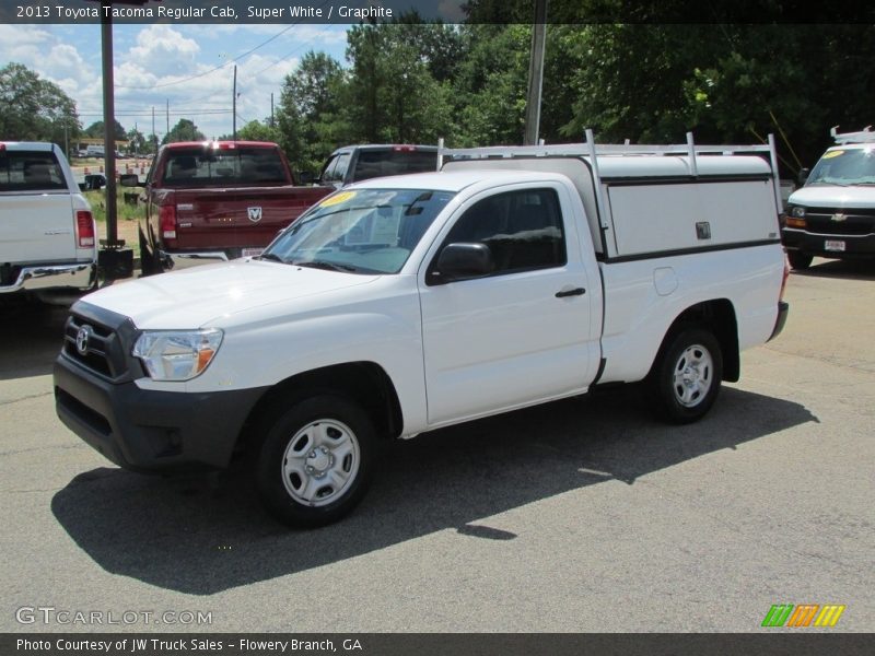 Super White / Graphite 2013 Toyota Tacoma Regular Cab