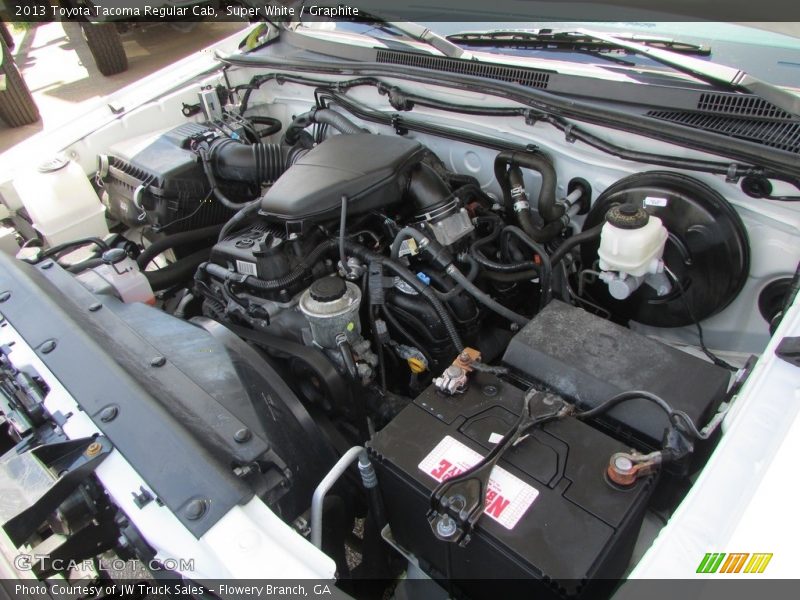Super White / Graphite 2013 Toyota Tacoma Regular Cab