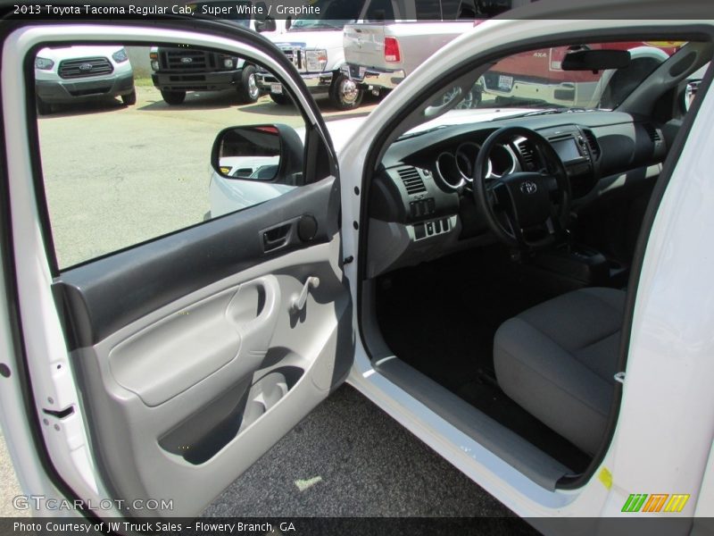 Super White / Graphite 2013 Toyota Tacoma Regular Cab