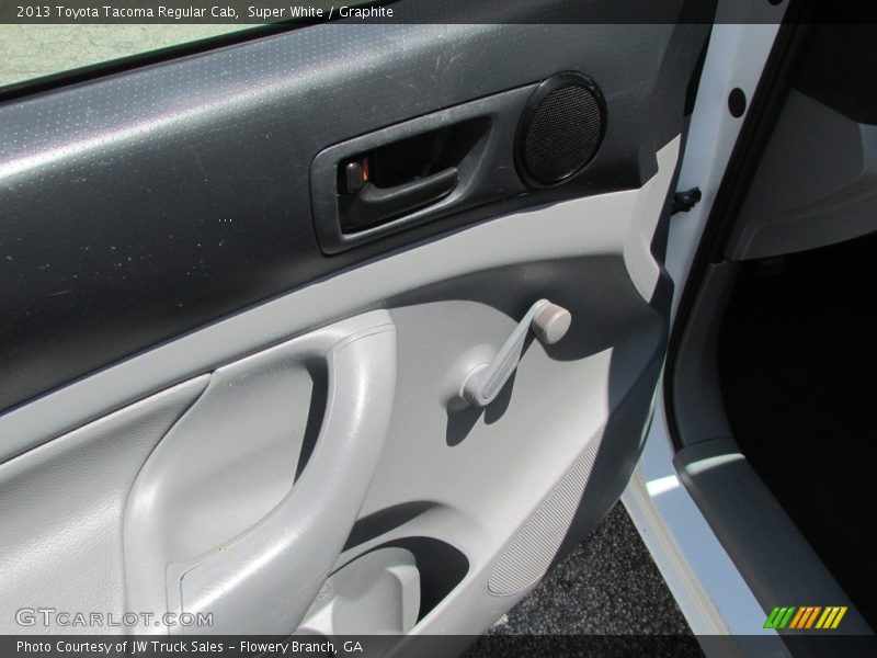 Super White / Graphite 2013 Toyota Tacoma Regular Cab