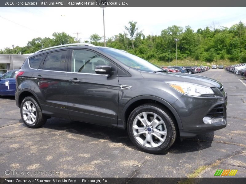 Magnetic Metallic / Charcoal Black 2016 Ford Escape Titanium 4WD