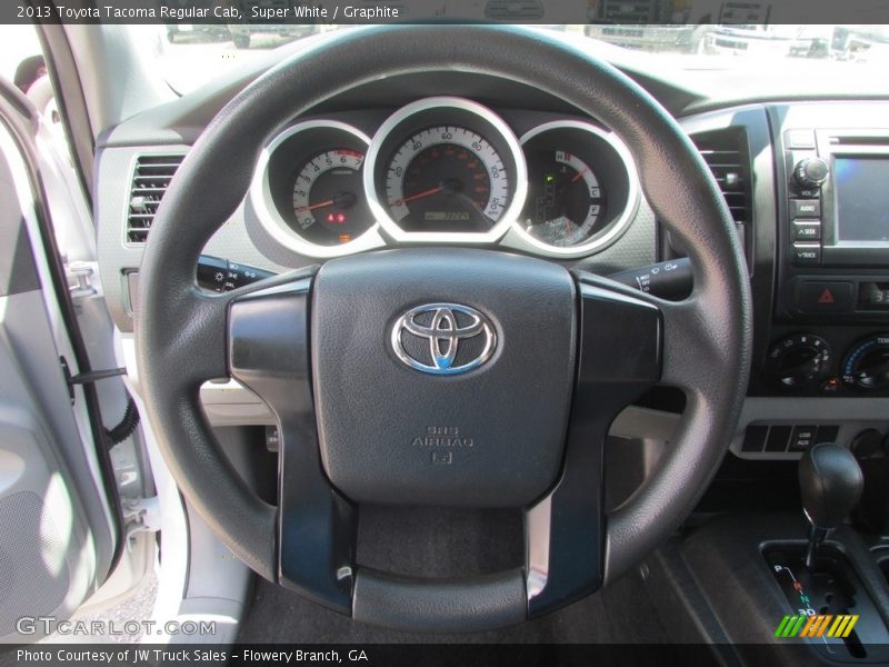 Super White / Graphite 2013 Toyota Tacoma Regular Cab