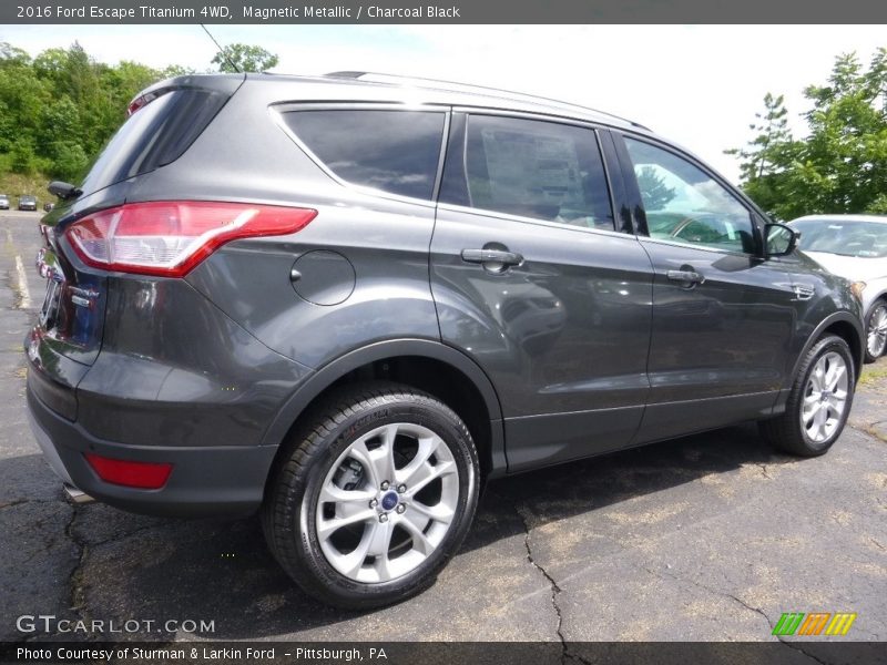 Magnetic Metallic / Charcoal Black 2016 Ford Escape Titanium 4WD