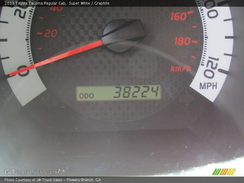 Super White / Graphite 2013 Toyota Tacoma Regular Cab