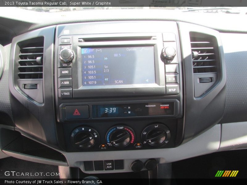 Super White / Graphite 2013 Toyota Tacoma Regular Cab